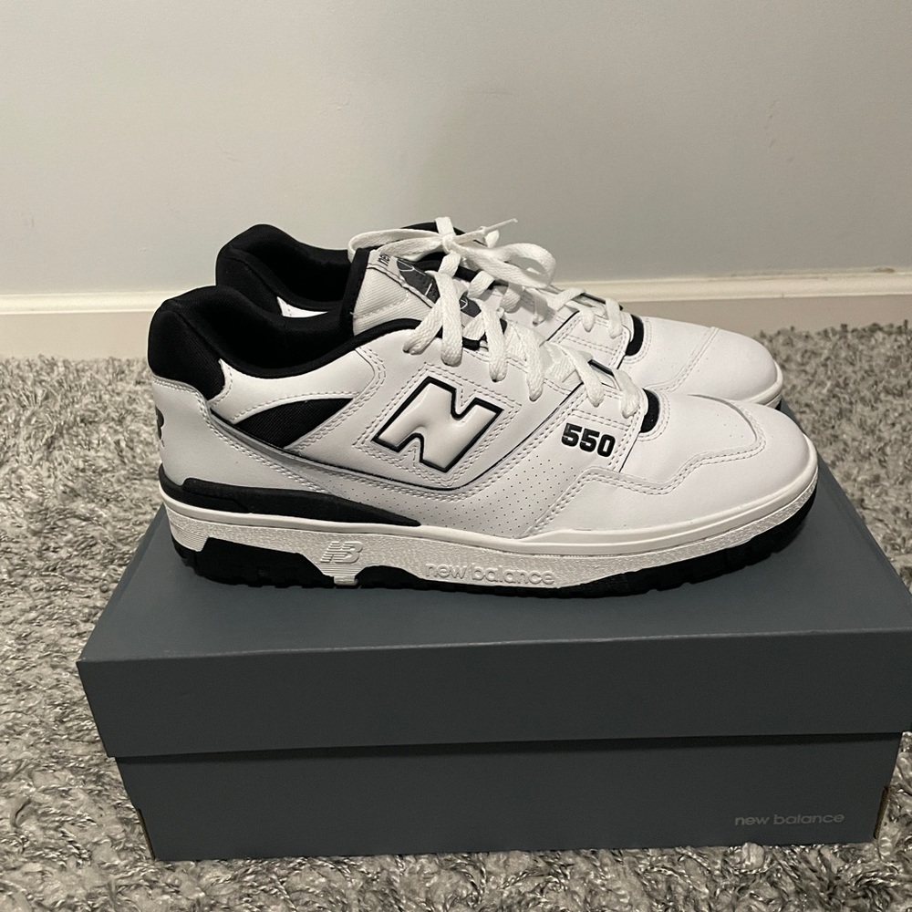 New Balance 550 Black and White